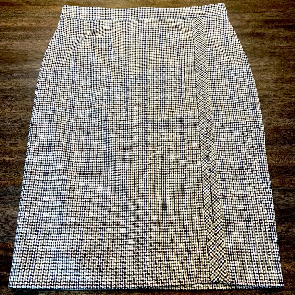 ANN TAYLOR Plaid Pencil Skirt 6